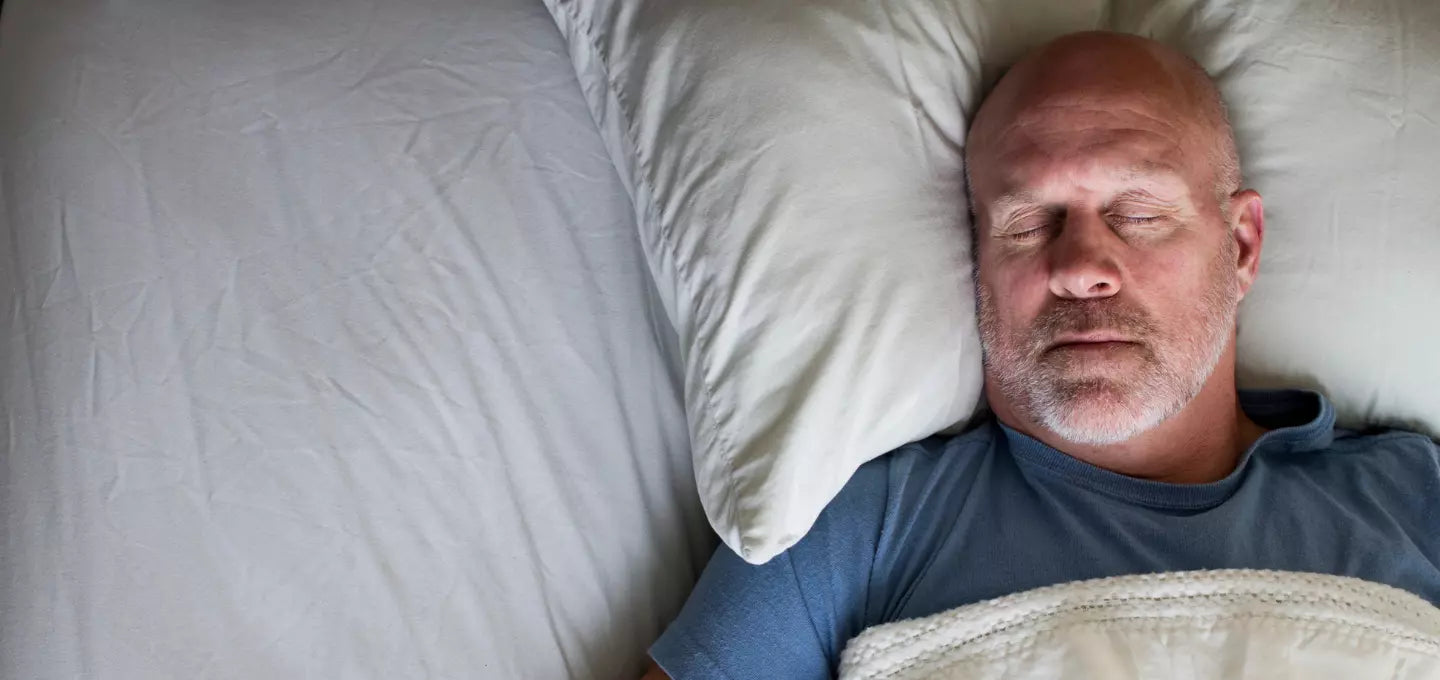 Man peacefully sleeping - Nutratology Magnesium Bisglycinate