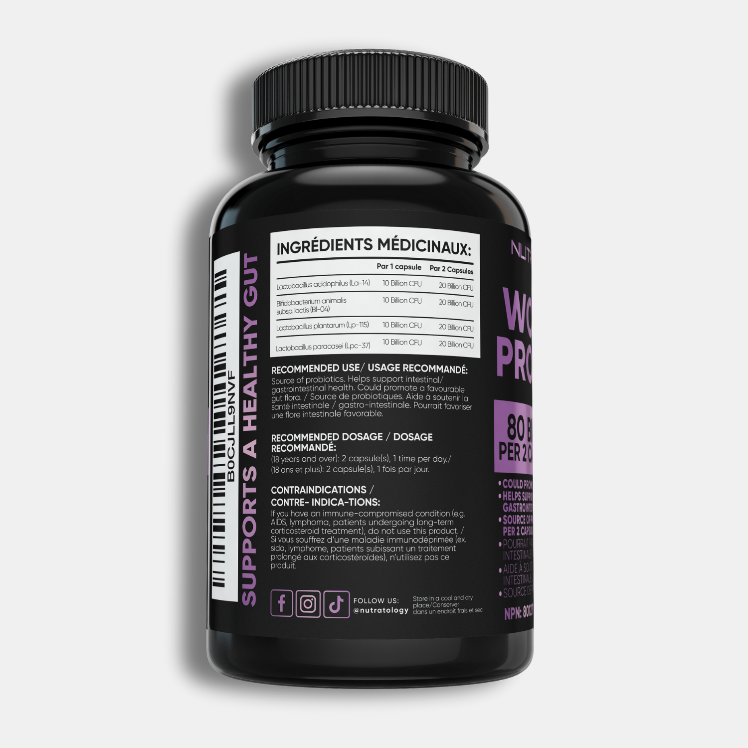 Nutratology Women's Probiotic - 120 Capsules