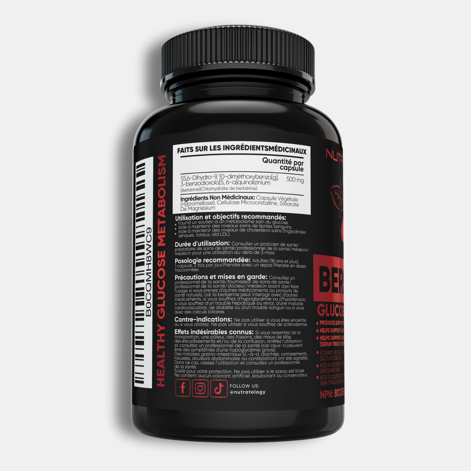 Nutratology Berberine - 60 Capsules