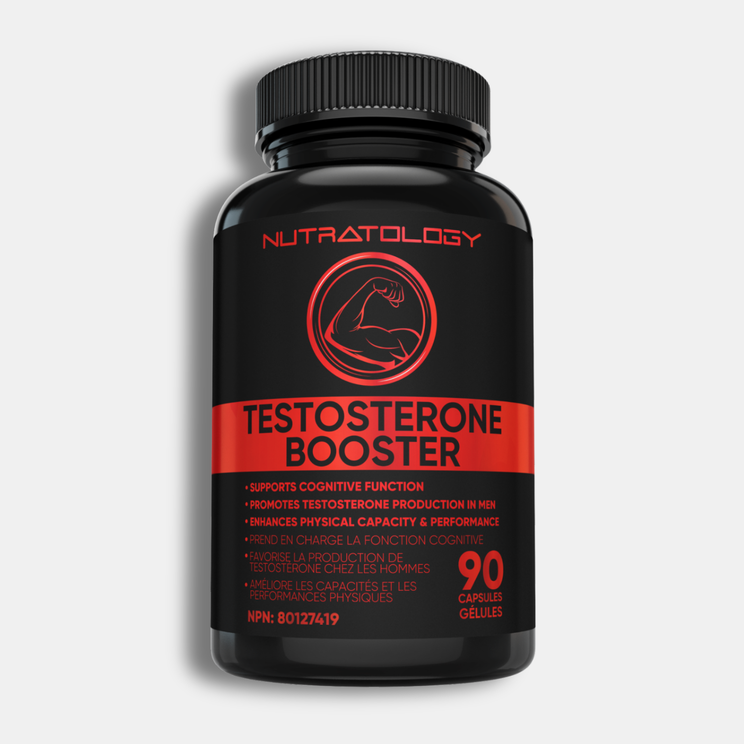 Nutratology Testosterone Booster for Men - 90 Capsules