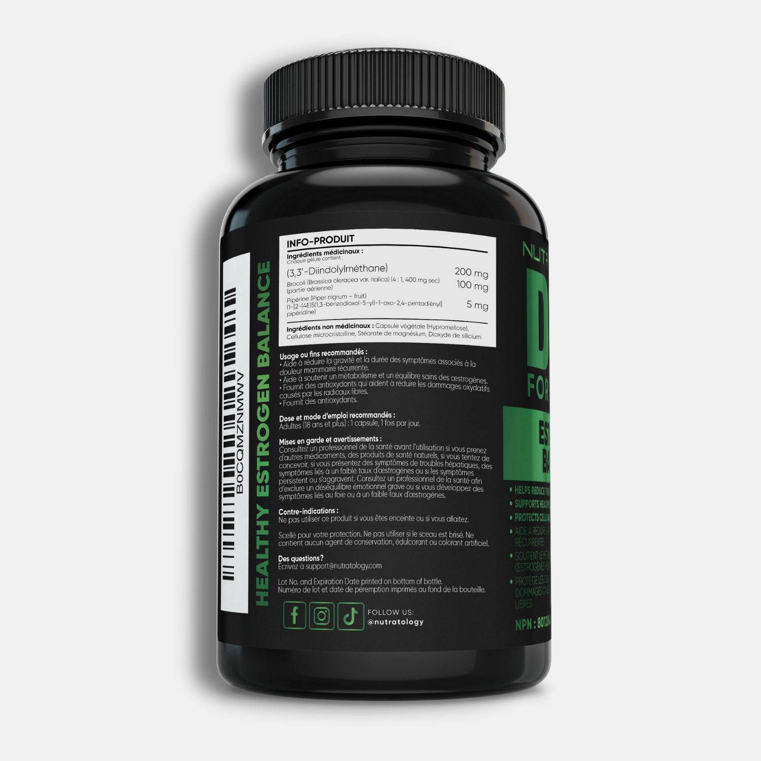 Nutratology DIM Supplement For Women - 60 Capsules