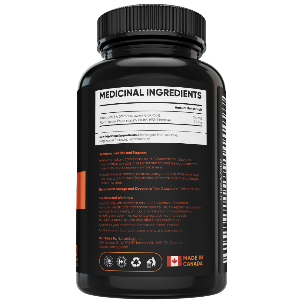 Ashwagandha with Black Pepper - 120 Capsules