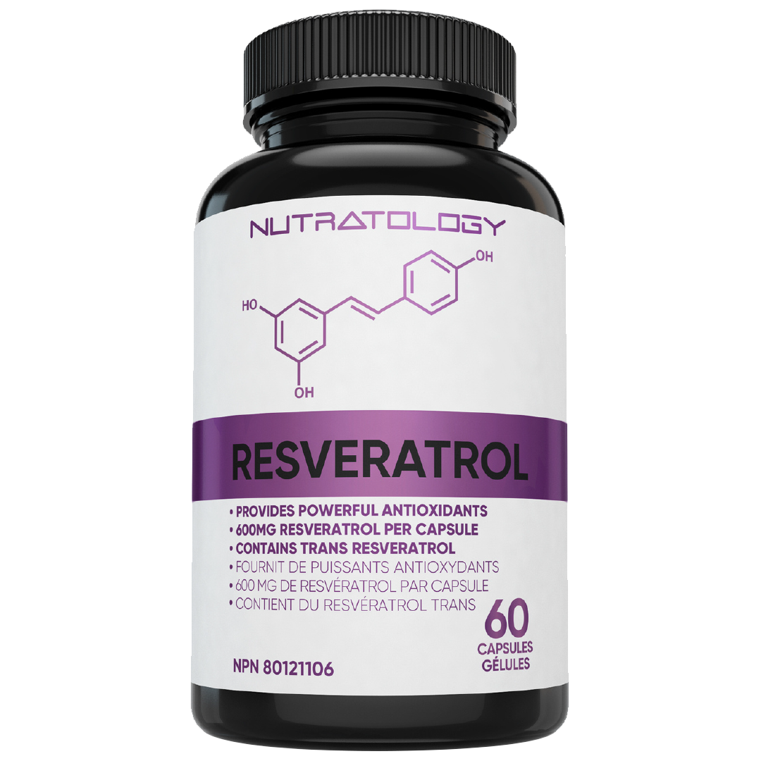 Nutratology Resveratrol Anti-Aging Supplement - 60 Capsules