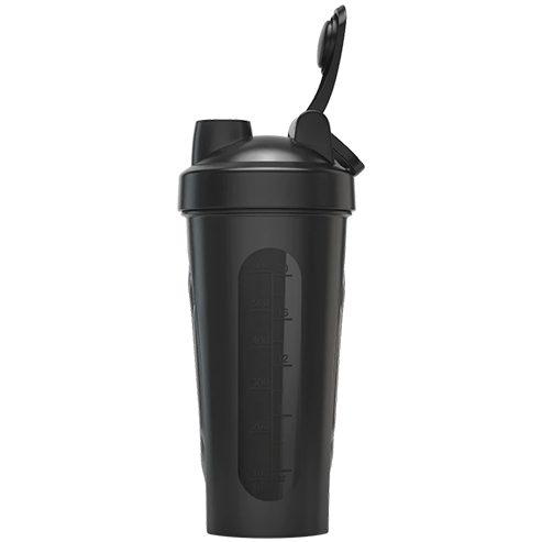 Protein Shaker Bottle with Wire Whisk Blender Ball + Powder Funnel - 600 ML