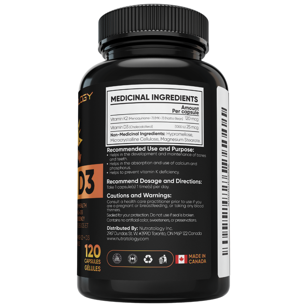 Vitamin K2 + D3 - 120 Ct