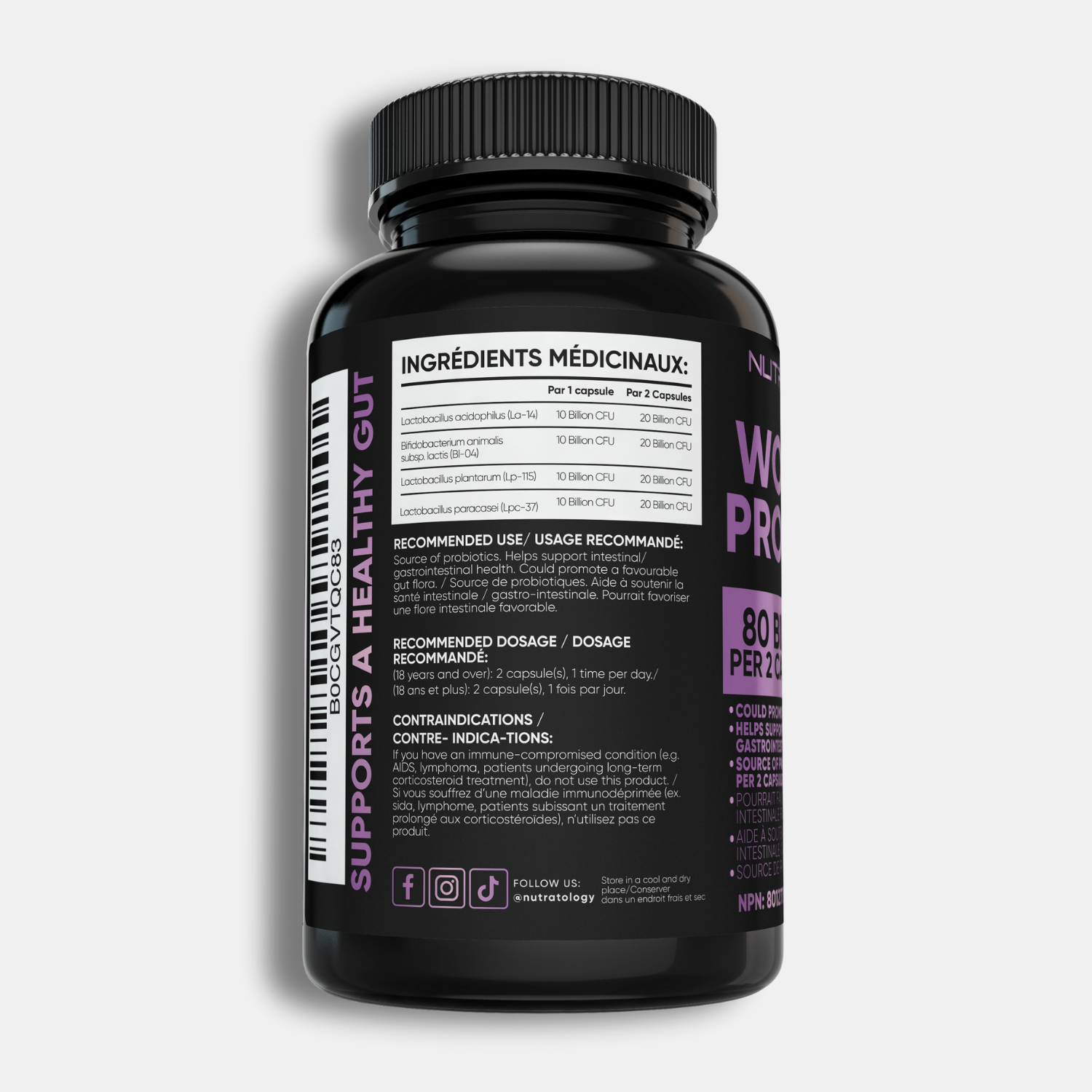 Nutratology Women's Probiotic - 60 Capsules