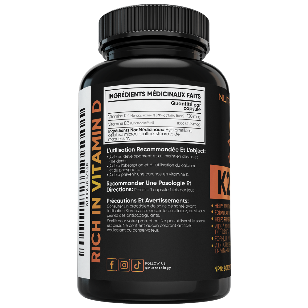Vitamin K2 + D3 - 120 Ct