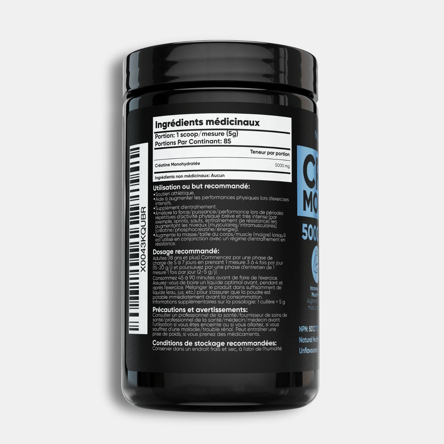 Nutratology Creatine Monohydrate - 425g - 85 Scoops