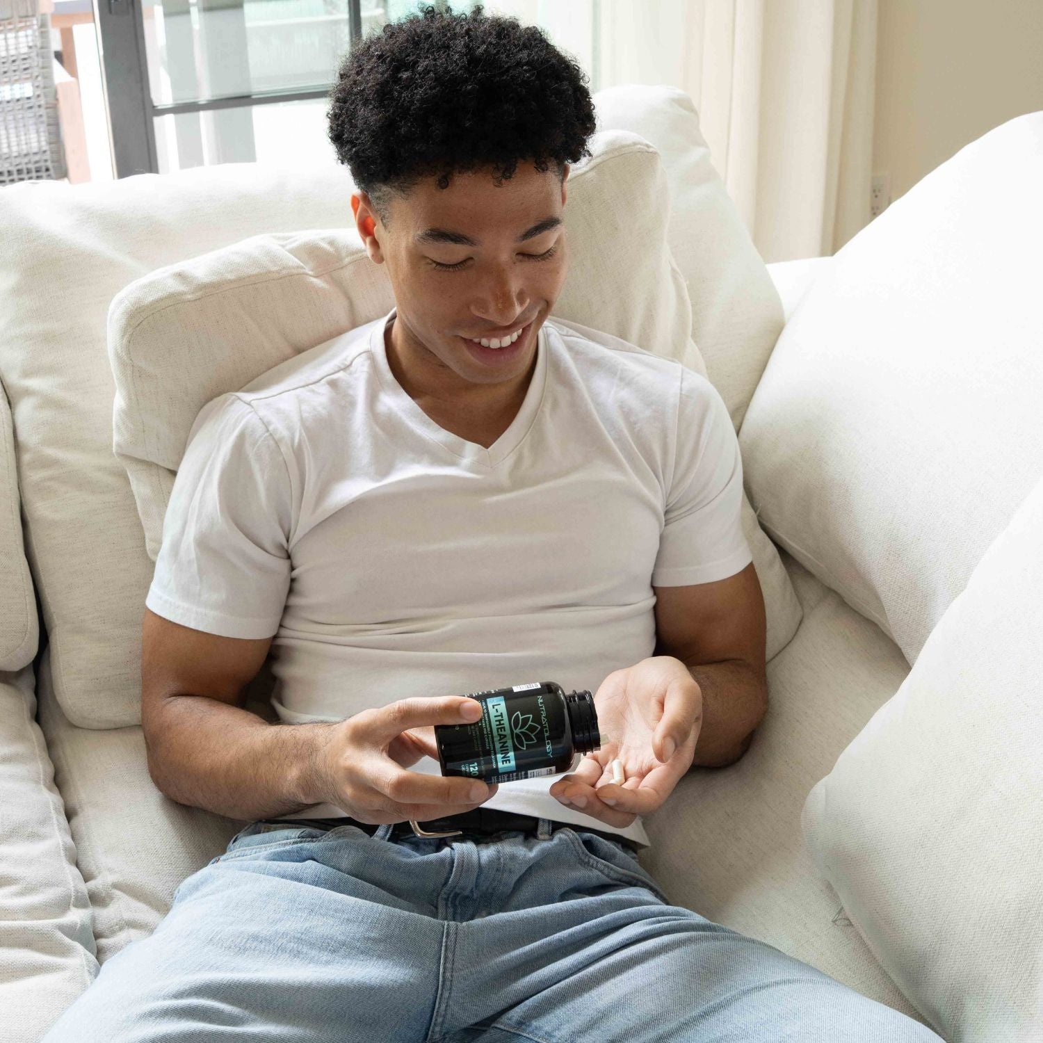 Nutratology L-Theanine for Stress Relief - 120 Capsules