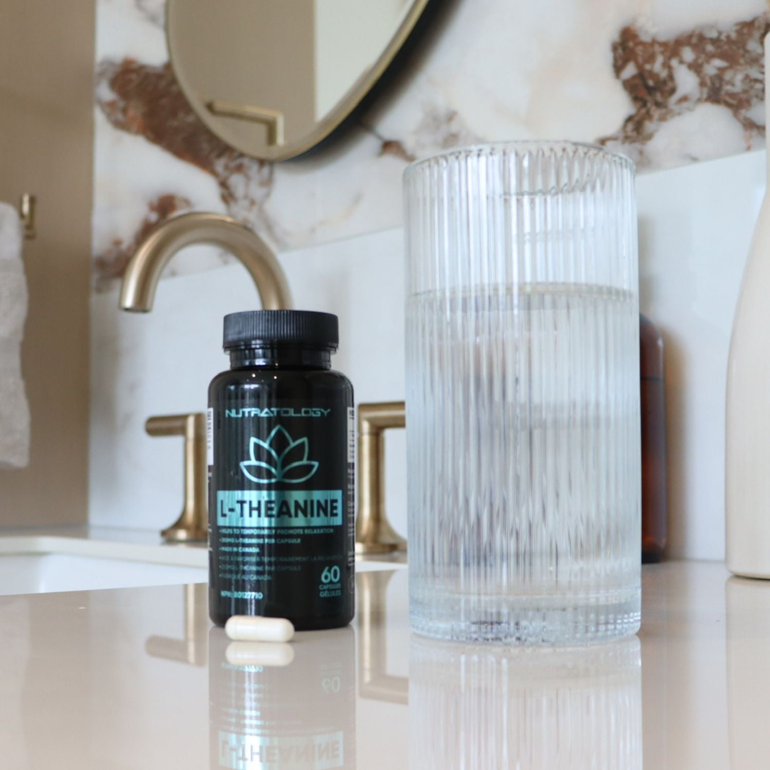 Nutratology L-Theanine for Stress Relief - 120 Capsules