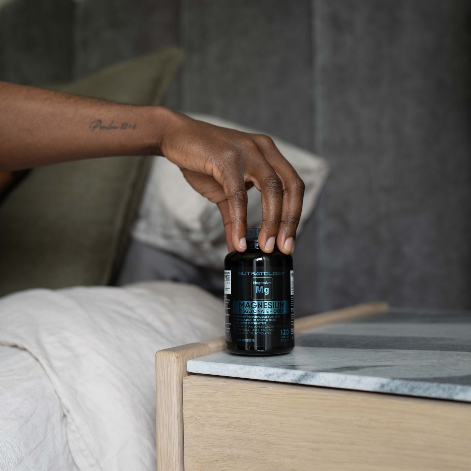 Nutratology Magnesium Bisglycinate for Muscle Relaxation - 60 Capsules