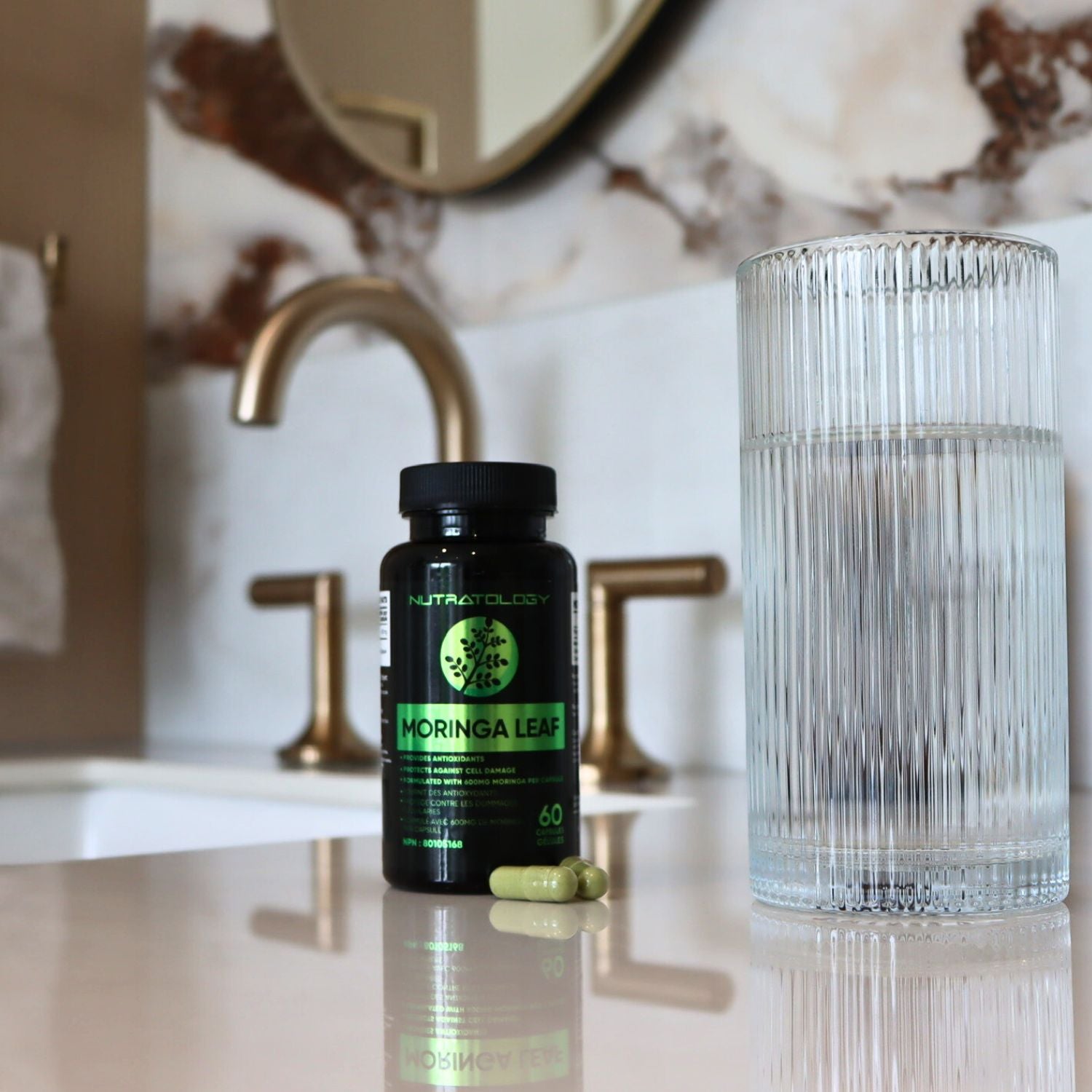 Nutratology Organic Moringa Leaf Supplement - 60 Capsules