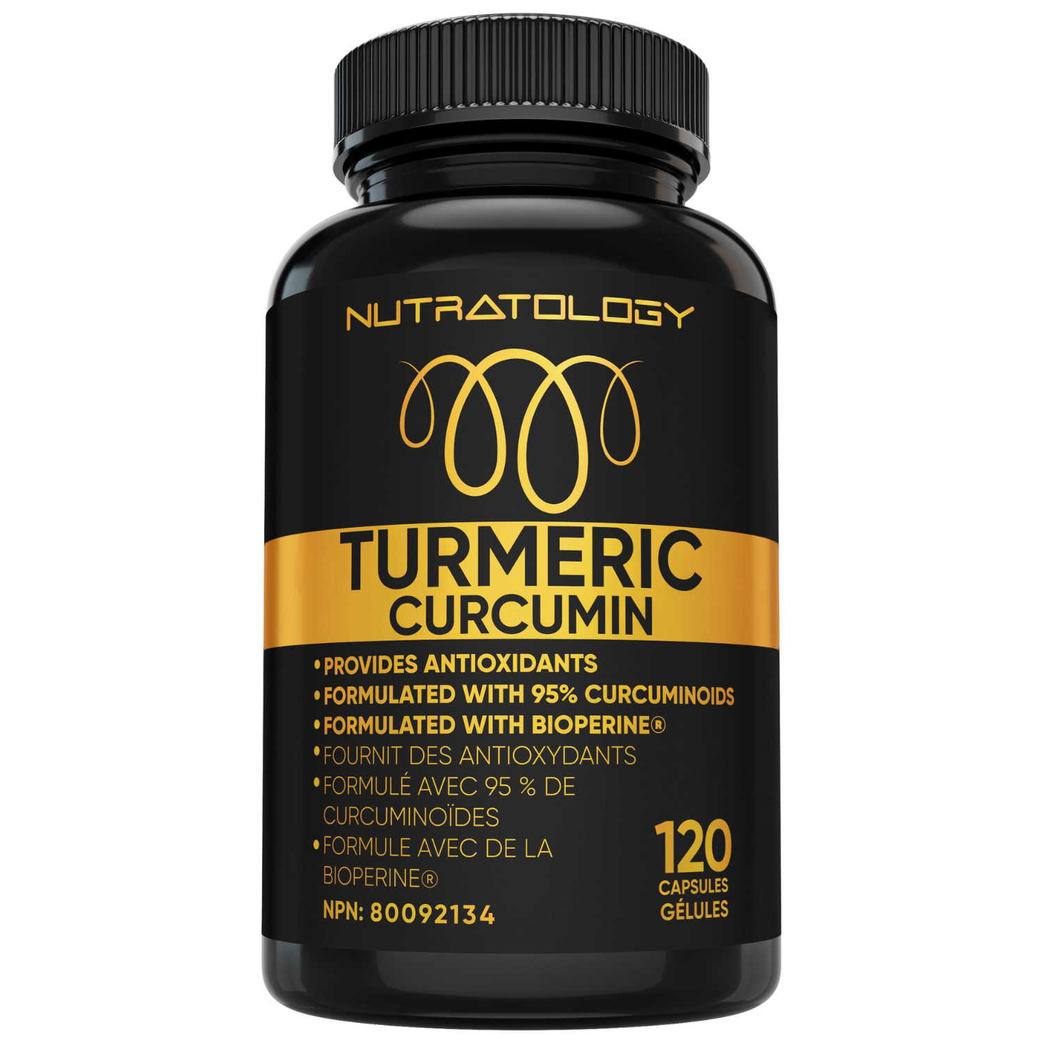 Turmeric curcumin - 120 Capsules – Nutratology