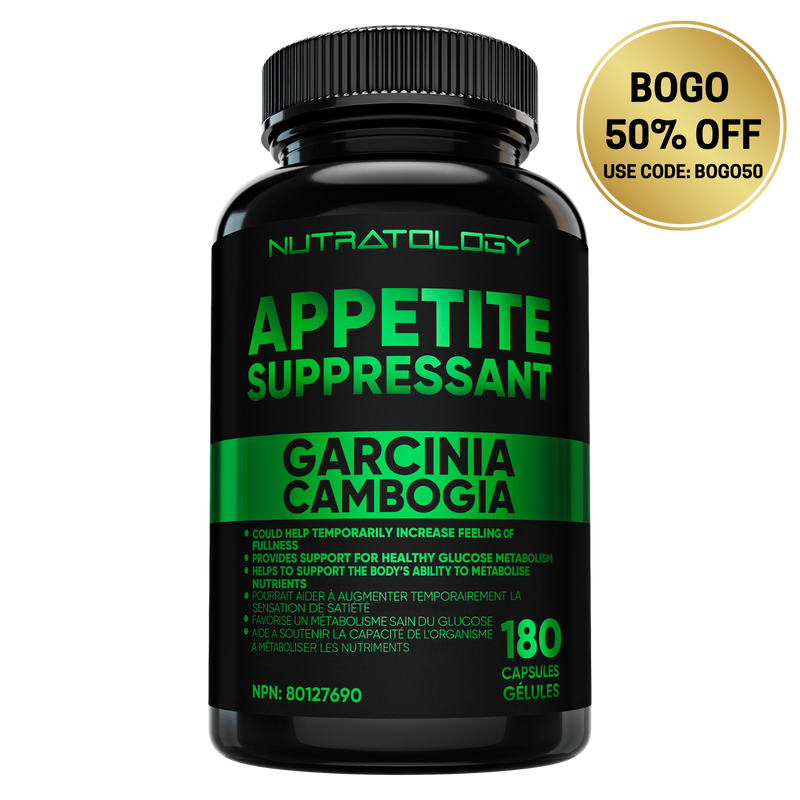 Nutratology Garcinia Cambogia Appetite Suppressant - 180 Capsules