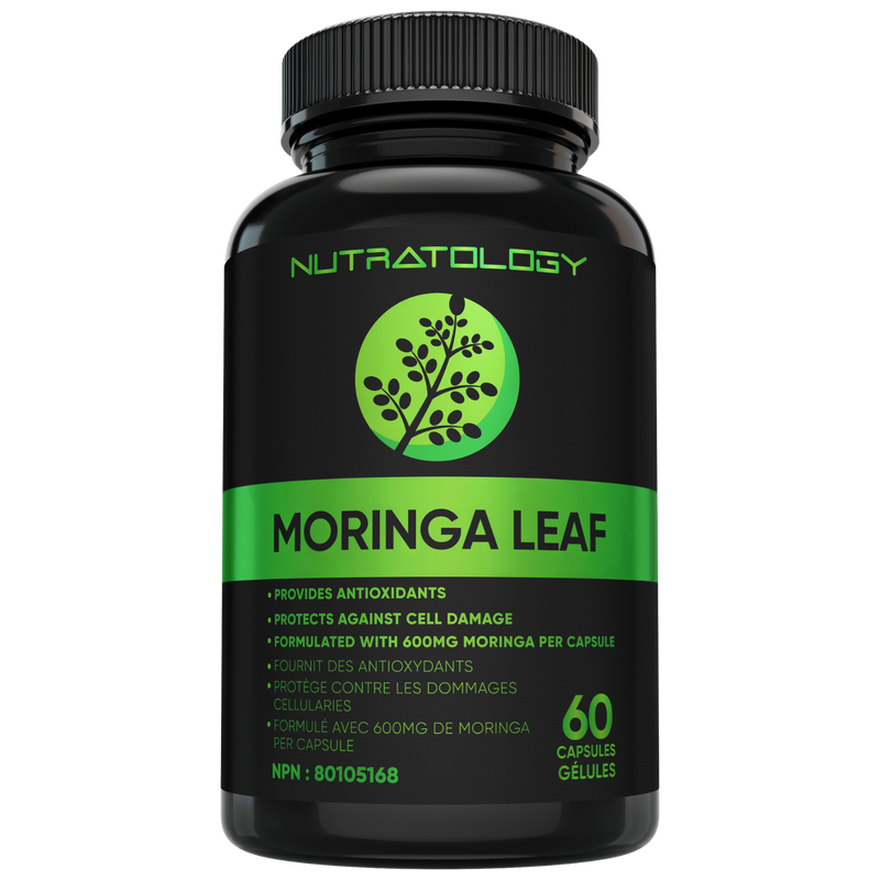Nutratology Organic Moringa Leaf Supplement - 60 Capsules