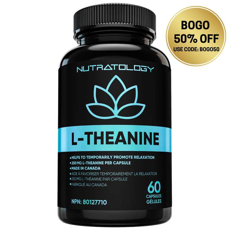 Nutratology L-Theanine for Stress Relief - 60 Capsules