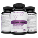 Nutratology Resveratrol Anti-Aging Supplement - 60 Capsules
