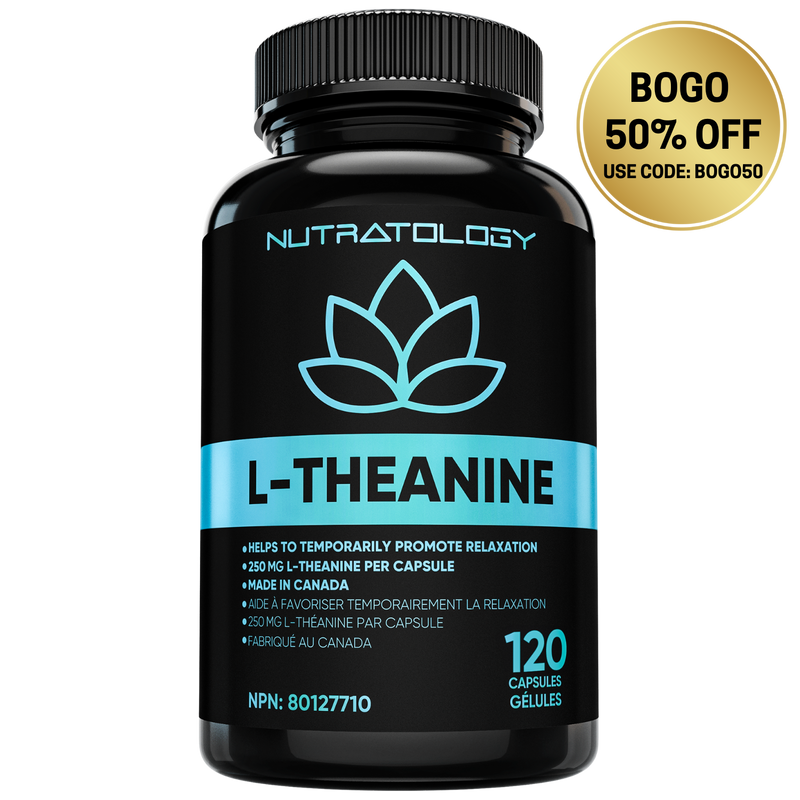 Nutratology L-Theanine for Stress Relief - 120 Capsules