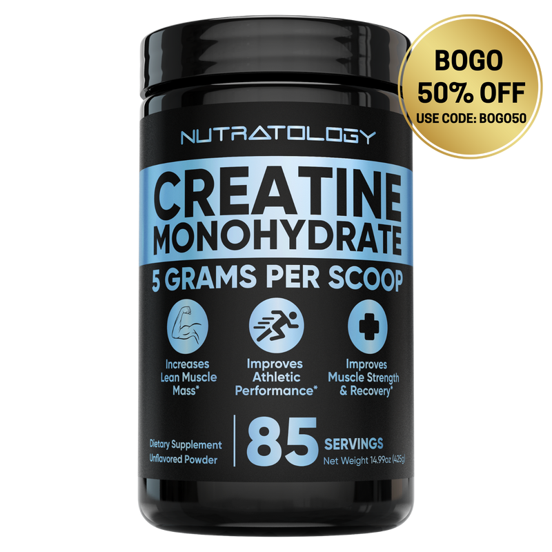 Nutratology Creatine Monohydrate - 425g - 85 Scoops