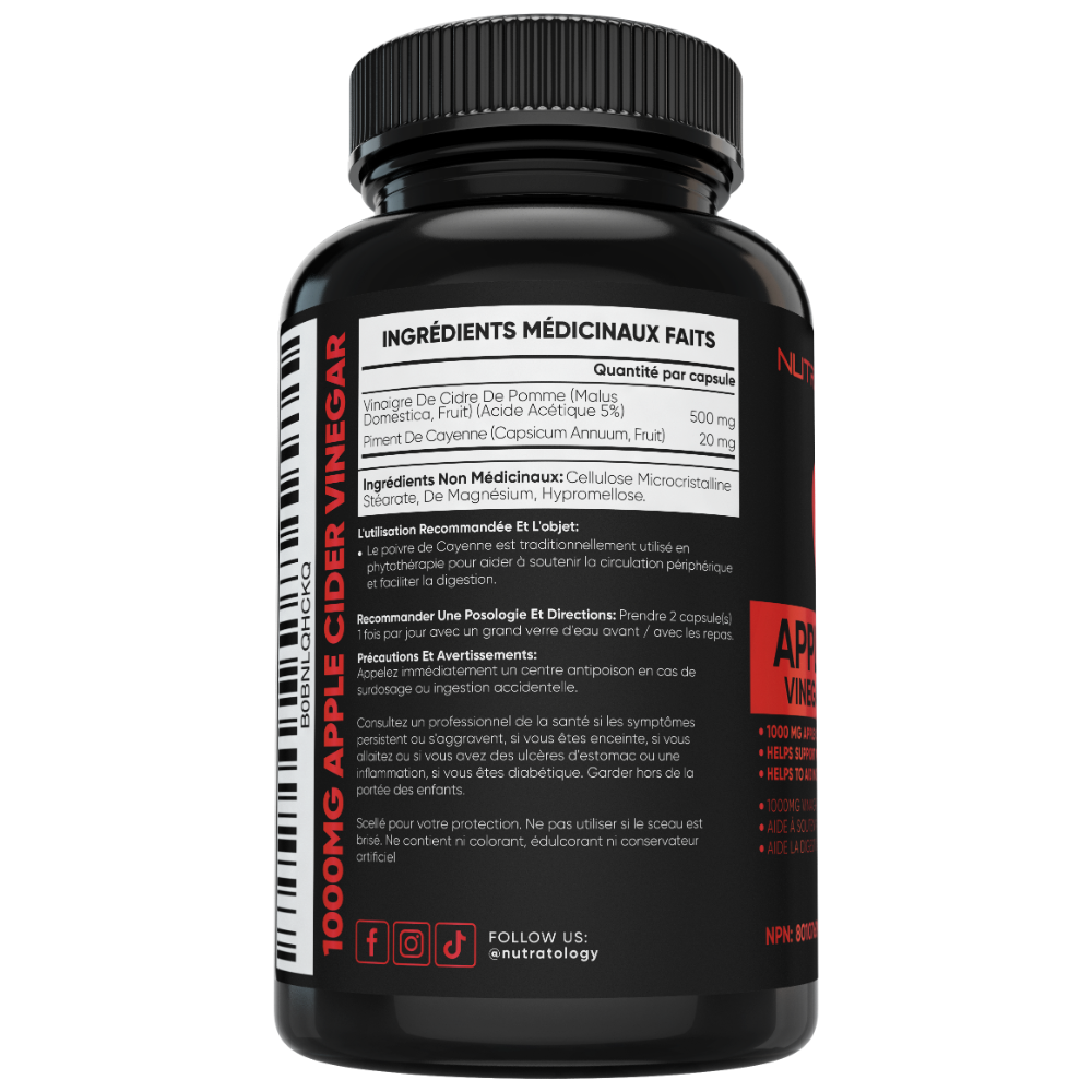 Keto Friendly ACV Capsules - 120 Capsules