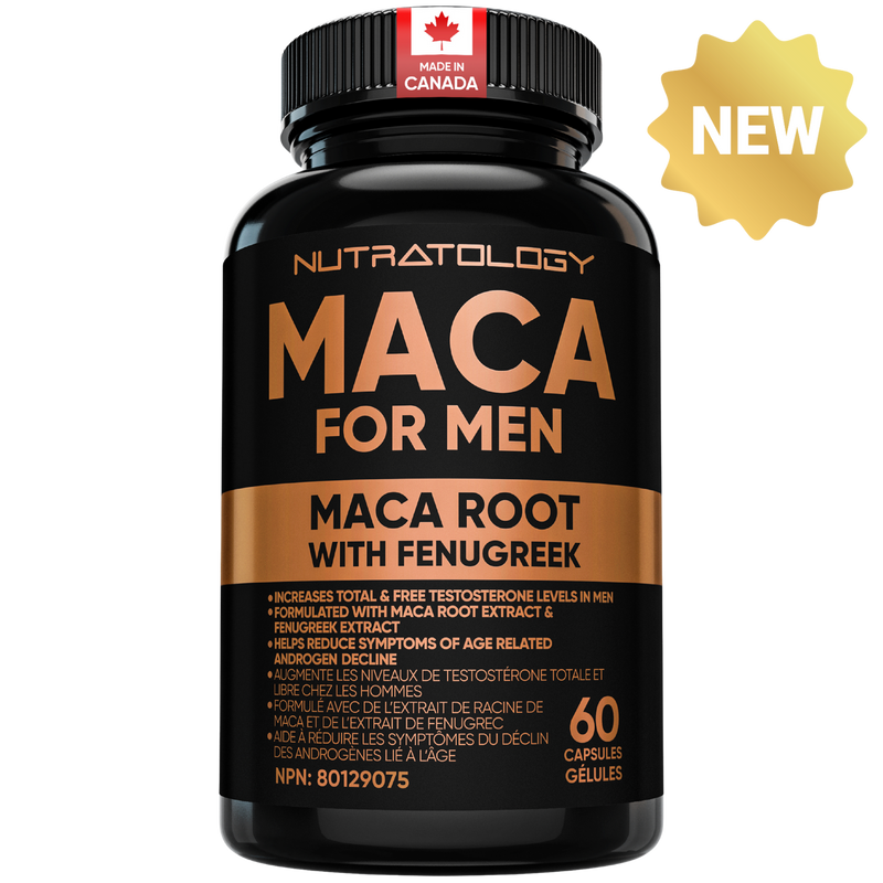 Nutratology Maca Root With Fenugreek for Men - 60 Capsules