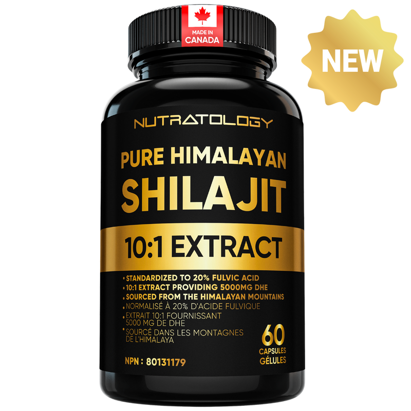 Nutratology Pure Himalayan Shilajit Capsules - 60 Capsules