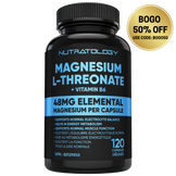 Nutratology Magnesium L-Threonate + Vitamin B6 - 120 Capsules