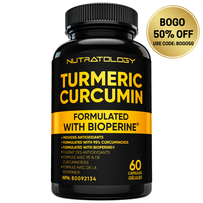 Nutratology Organic Turmeric Curcumin - 60 Capsules