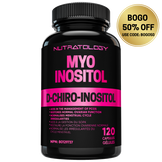 Nutratology Myo-Inositol & D-Chiro Inositol PCOS Supplement For Women - 120 Capsules