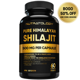 Nutratology Pure Himalayan Shilajit Capsules - 60 Capsules