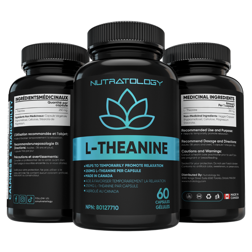 Nutratology L-Theanine Supplement - Supplements For Anxiety - Calming Supplements