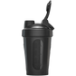 Protein Shaker Bottle with Wire Whisk Blender Ball + Powder Funnel - 400 ML