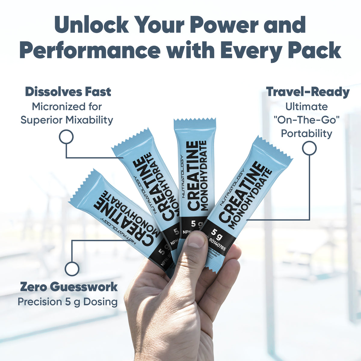 Nutratology Creatine Sticks, 30 x 5g
