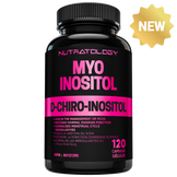 Nutratology Myo-Inositol & D-Chiro Inositol PCOS Supplement For Women - 120 Capsules