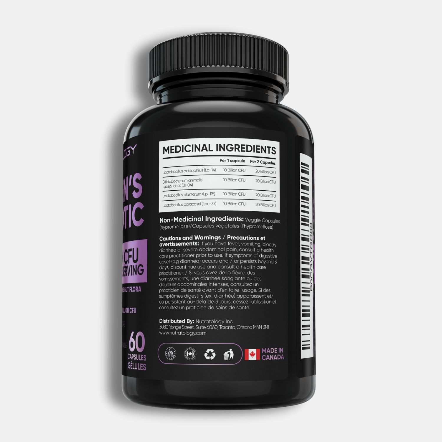 Nutratology Women's Probiotic - 60 Capsules