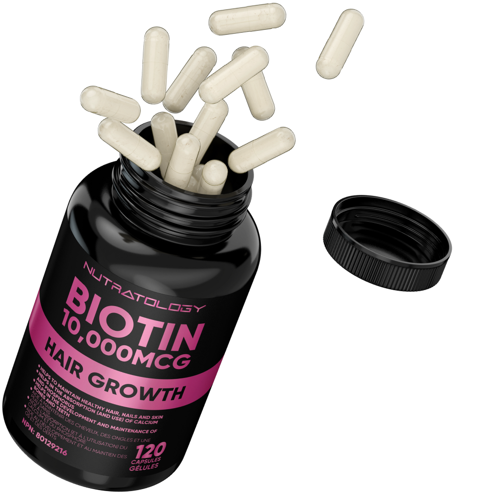 Nutratology Biotin Supplement - Hair Skin  And Nails Supplement - Hair And Nail Vitamins