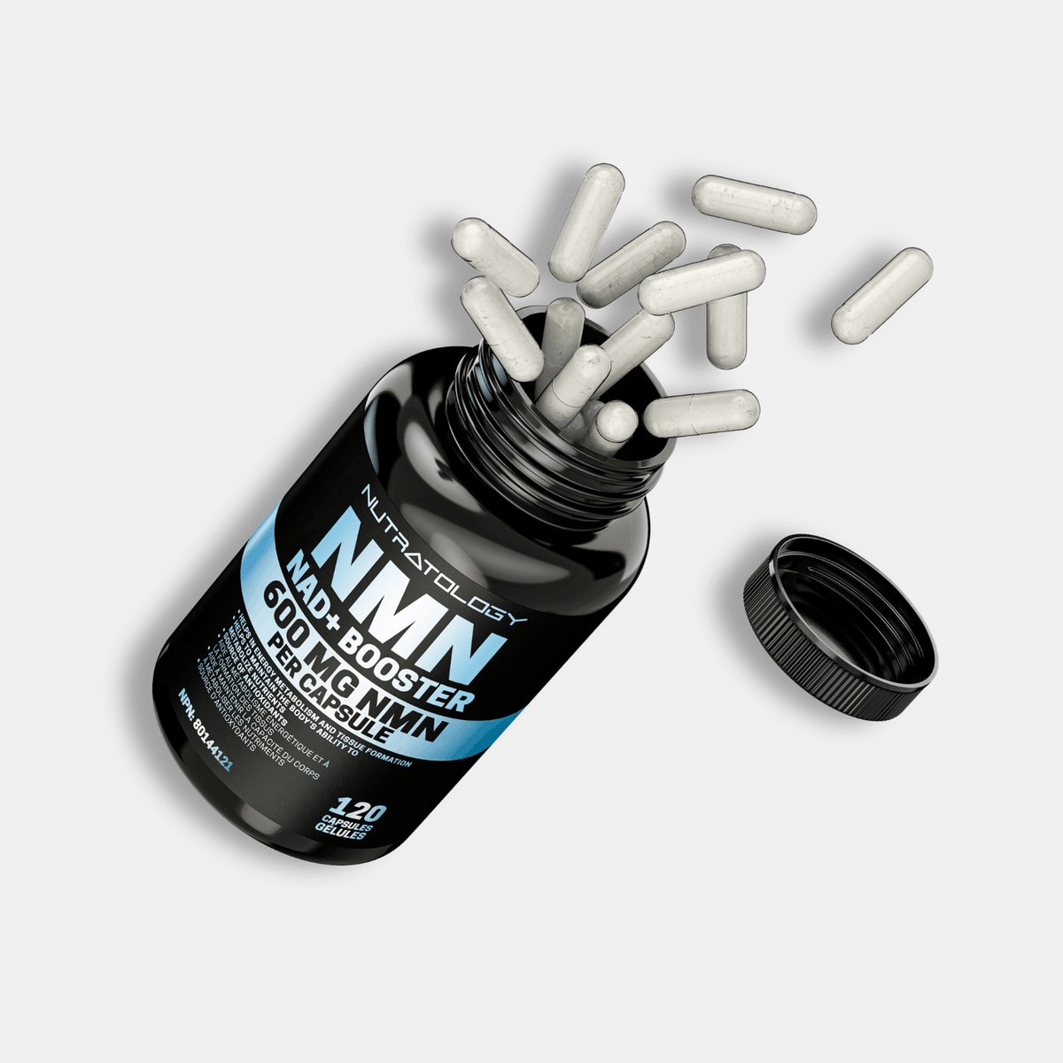 Nutratology NMN Supplement - NAD+ Booster - 120 Capsules