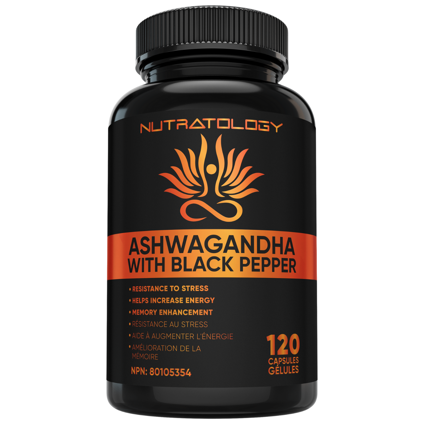 Ashwagandha with Black Pepper - 120 Capsules