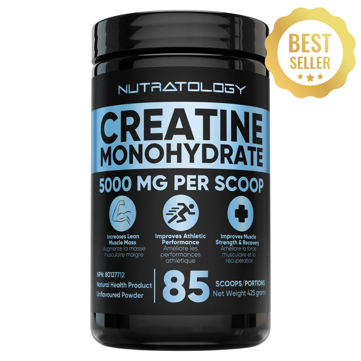Nutratology Creatine Monohydrate - 425g - 85 Scoops