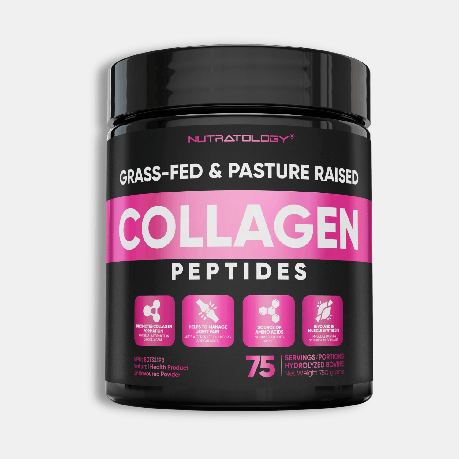 Nutratology Collagen Peptides Powder - 75 Servings