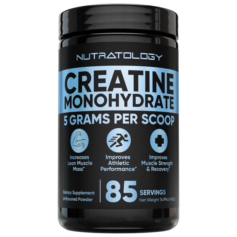 Nutratology Creatine Monohydrate 425 grams 85 Scoops