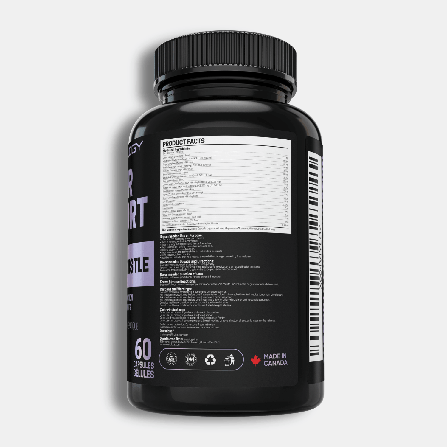 Nutratology Liver Support Supplement - 60 Capsules