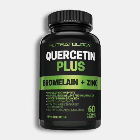 Nutratology Quercetin Plus Supplement with Bromelain - 60 Capsules