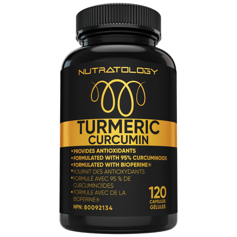 Nutratology Organic Turmeric Curcumin - 120 Capsules